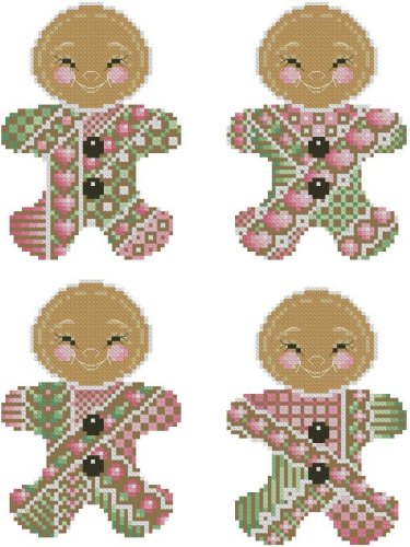 (image for) Crazy Gingerbread Men Ornaments